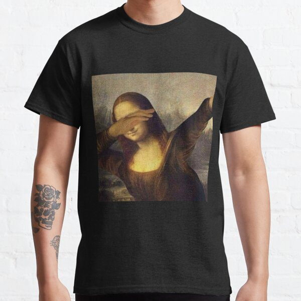 خرید تیشرت با طرح mona lisa DABBING! DAB! 