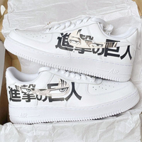 خرید کفش اسپرت نایک ایرفورس کاستوم  کتونی Attack on Titan  کتونی انیمه اتک ان تایتان nike air force 