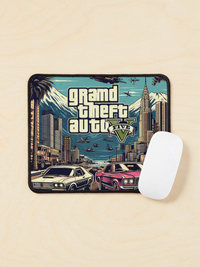 خرید دسک پد و پد موس با طرح gta جی تی ای 