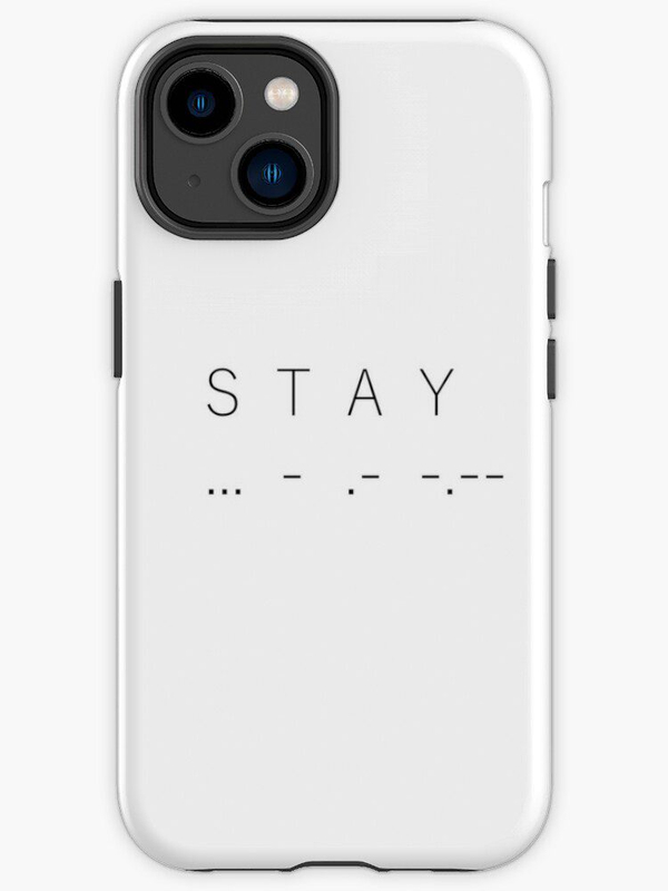 خرید قاب interstellar طرح STAY Morse Code