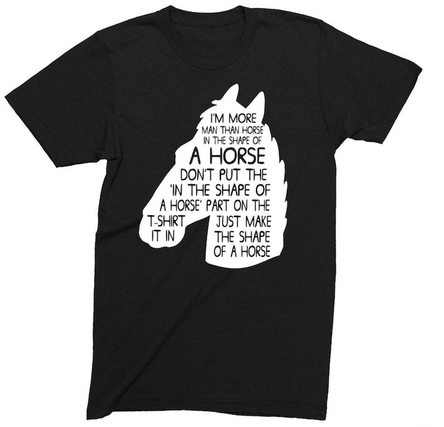 خرید  تیشرت طرح bujack horseman 