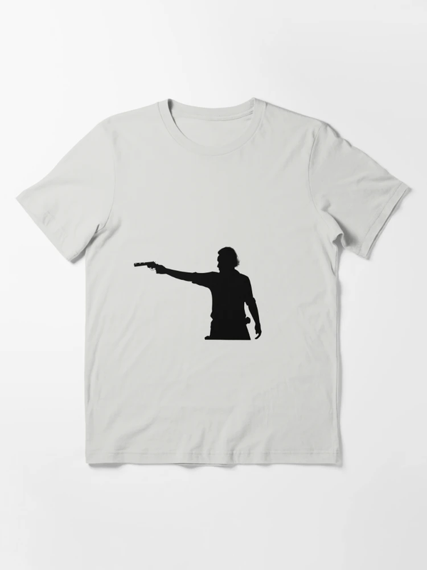 خرید  تی شرت THE WALKING DEAD طرح Rick Grimes Aiming Revolver Essential 