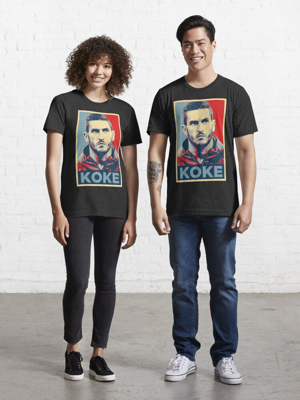 خرید  تیشرت Atletico madrid طرح Koke 