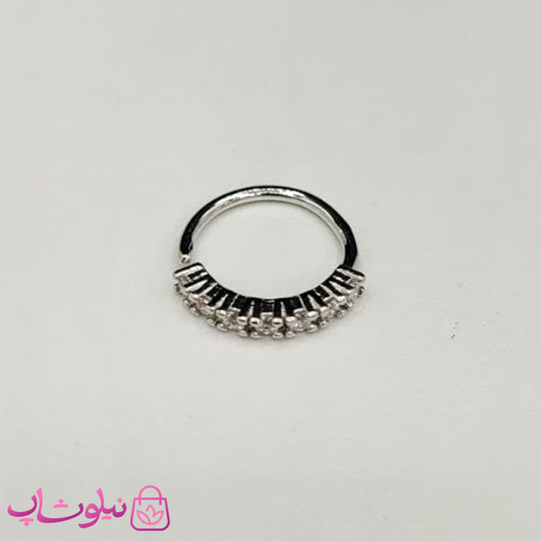 خرید پیرسینگ دیث بینی مدل نگینهای سفید