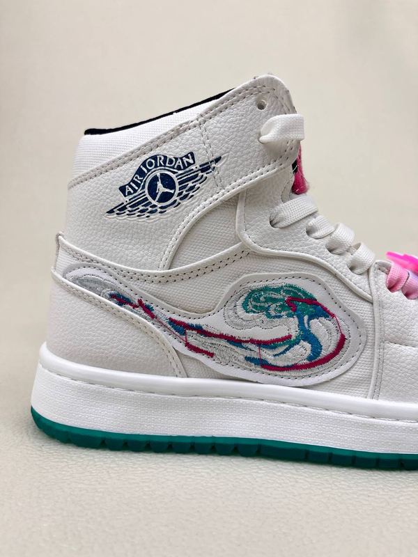 کتونی ونس زنانه ساقدار باربی ایر جردن وان air jordan 1 sample barbie کد 912