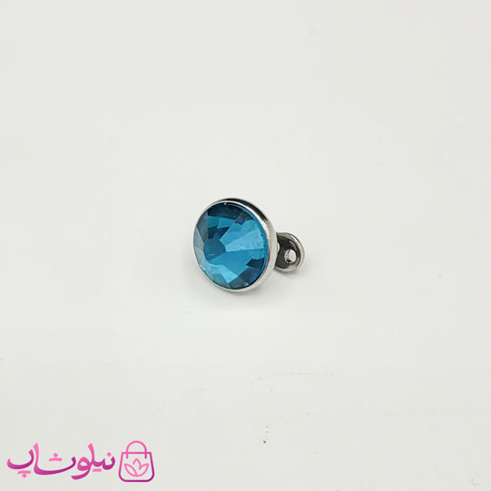خرید  پیرسینگ میکرودرمال بدن مدل نگین آبی 
