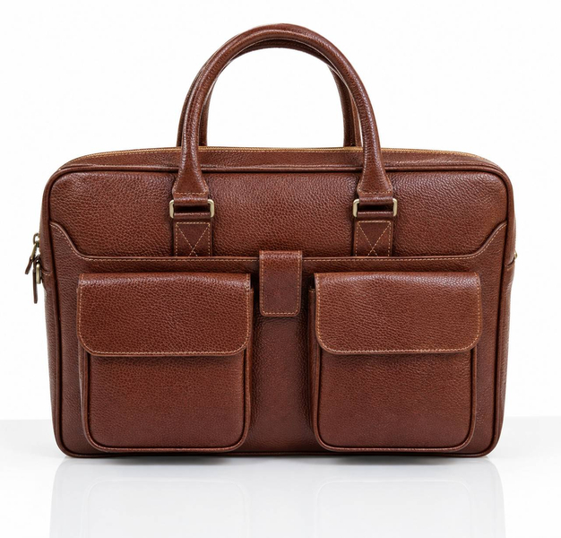کیف اداری چرم طبیعی دوجیب/2pocket