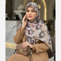خرید روسری نخ کاستوم سیتو طرح رِسپینا قواره بزرگ 140 سانتیمتر دور دست دوز 