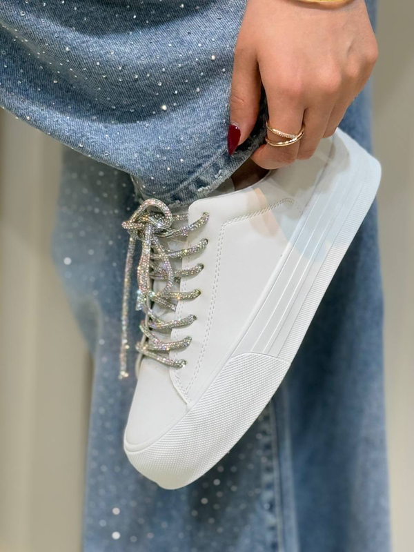 خرید  ونس زنانه زارا بندی سوارسکی نگینی  ZARA 