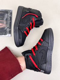 کتونی ساقدار زنانه نایکی جردن وان نیو بلک 1 NIKE AIR JORDAN کد 912 دختر طهرونی