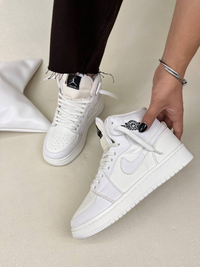 کتونی ونس ساقدار زنانه نایکی استایل جردن وان NIKE JORDAN 1 کد 912 دختر طهرونی