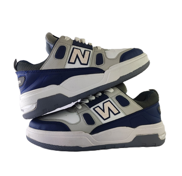 کفش ونس مردانه برند نیوبالانس new balance مدل دیما سفید سورمهای کد 192