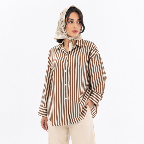 شومیز زنانه نخ کتان نگین دار وارداتی