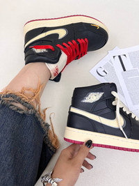 کتونی ساقدار زنانه ساقدار ایر جردن 1 NIKE AIR JORDAN 1 BICYCLE کد 912 دختر طهرونی