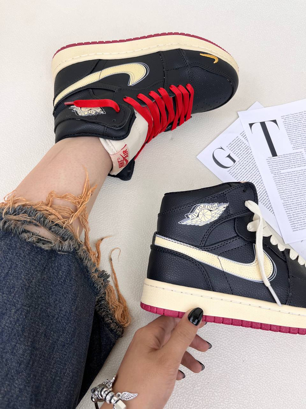 کتونی ساقدار زنانه ساقدار ایر جردن 1 NIKE AIR JORDAN 1 BICYCLE کد 912 دختر طهرونی