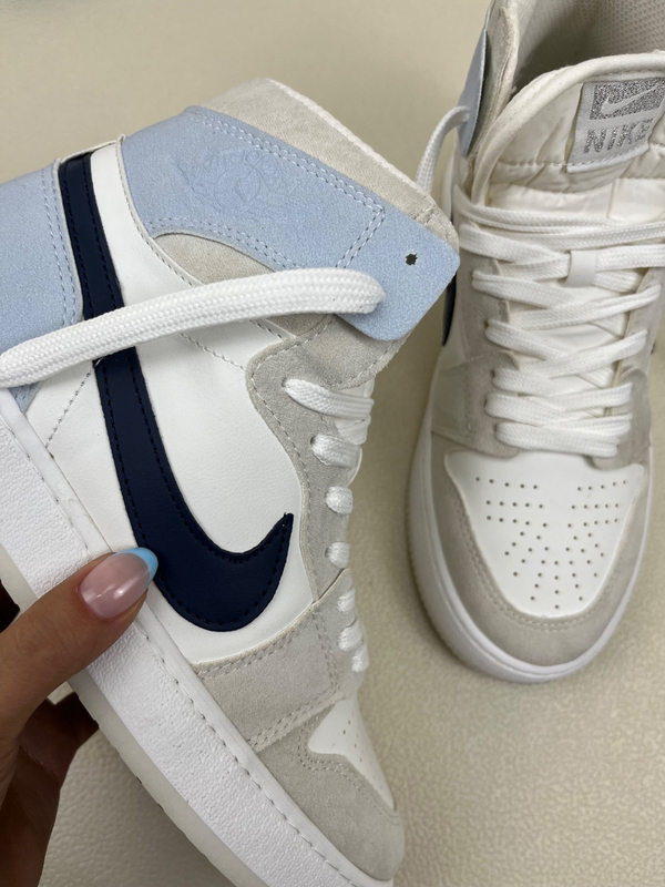 کتونی ساقدار زنانه نایک جردن 1 nike jordan1 کد 912