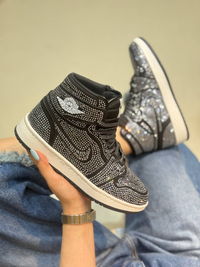 کتونی ونس ساقدار زنانه نایکی جردن 1 فول نگین nike jordan 1 کد 1264