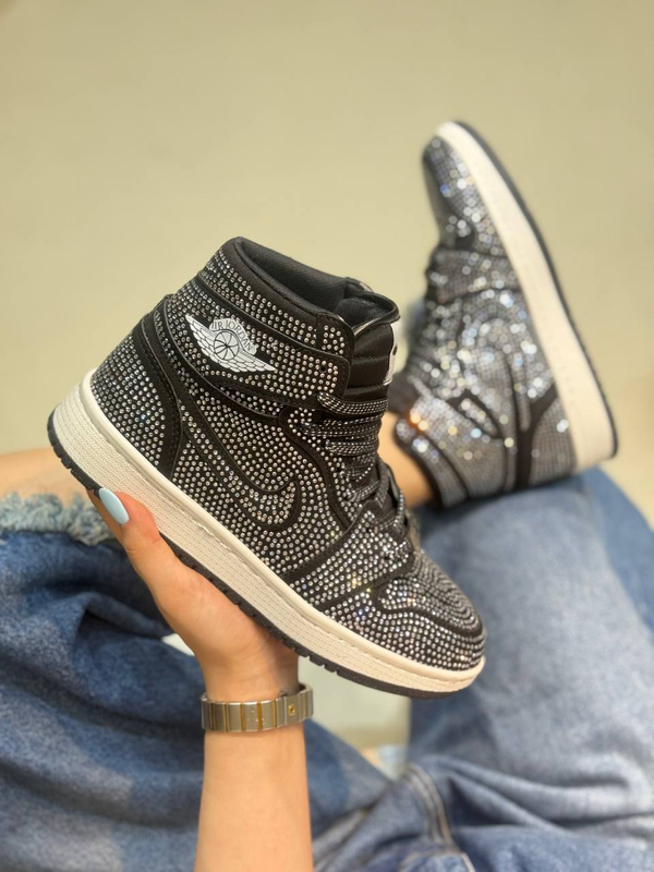 کتونی ونس ساقدار زنانه نایکی جردن 1 فول نگین nike jordan 1 کد 1264
