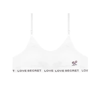 سوتین ورزشی دخترانه نخی دولایه کش LOVE SECRET مدل اسپرت بدون فنر