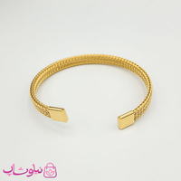 بنگل حصیری مردانه استیل طلایی رنگ کد 2491