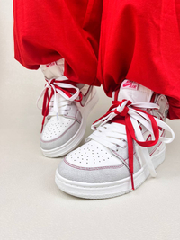 کتونی ونس ساقدار زنانه ایر جردن وان رد فانتوم jordan 1 RED fantom کد 912 دختر طرونی