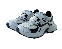 کفش اسپرت بچگانه مدل وی فایو کی سفید مشکی کد 458