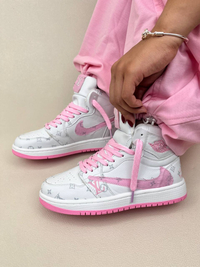 کتانی ونس ساقدار زنانه تراویس طرح لوی ویتون NIKE کد 1638