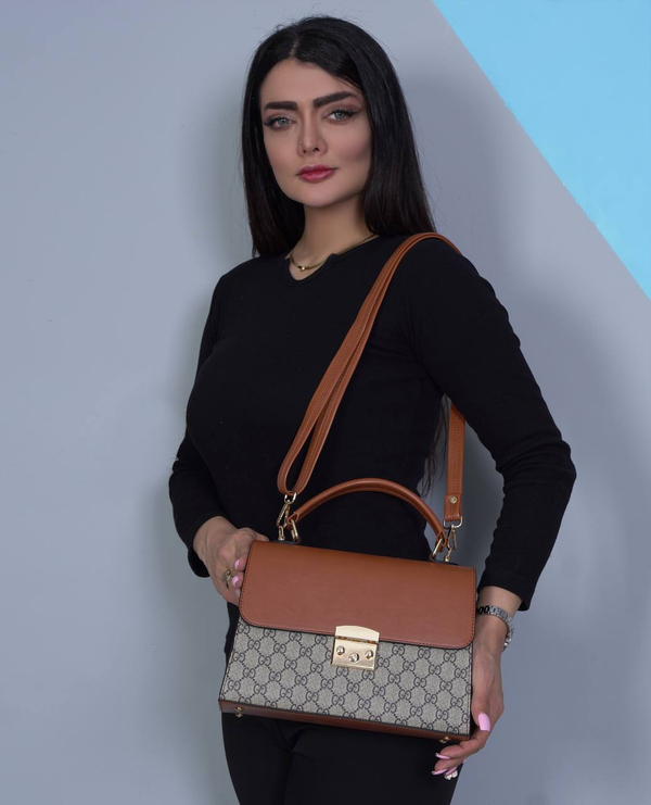 کیف زنانه مدل روشا z105 مجلسی و باکیفیت طرح گوچی Gucci شیک
