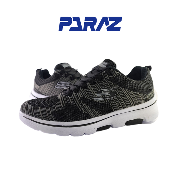 خرید کفش اسپرت و روزمره مردانه برند اسکچرز Skechers رامیرو مشکی طوسی