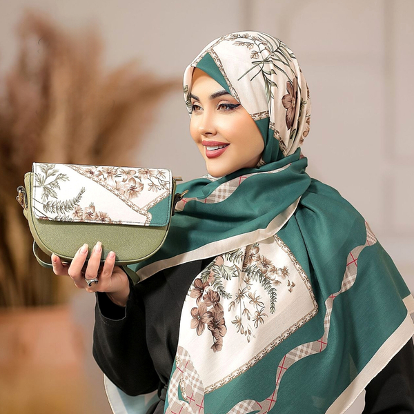 ست کیف و روسری مدل پریسا طرح لویدور  