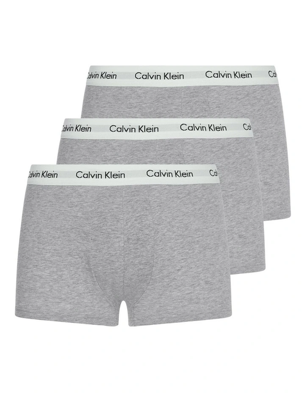 خرید پک 3 عددی شورت مردانه کلوین کلاین کش اسپرت طوسی calvin klein