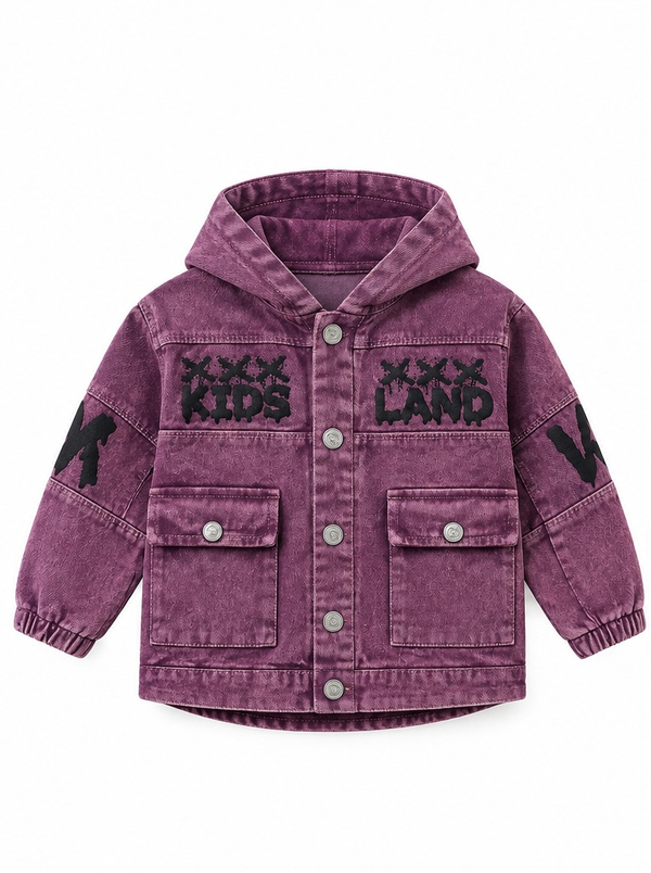ست لباس بچگانه کت و تیشرت مدل kids land