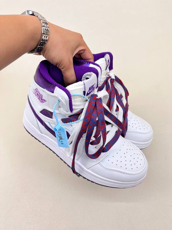 کتونی ساقدار زنانه ایر جردن 1 کرومی 1 | کتونی ساقدار زنانه ایر جردن 1 کرومی 1 NIKE AIR JORDAN کد 912 کد 628