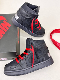 کتونی ساقدار زنانه نایکی جردن وان نیو بلک 1 NIKE AIR JORDAN کد 912 دختر طهرونی