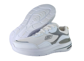کفش اسپرت و روزمره مردانه برند اسکچرز Skechers مدل مکس سفید کد 168