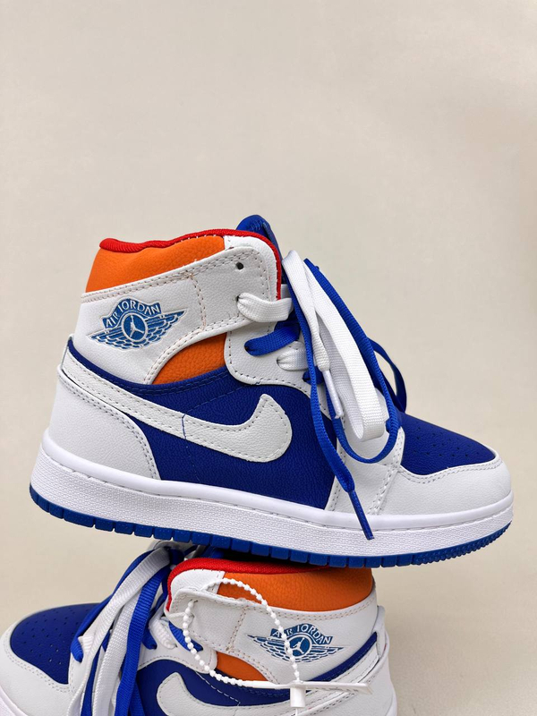 کتونی ساقدار زنانه ایر جردن 1 کینگ بلو  1 NIKE AIR JORDAN کد 912