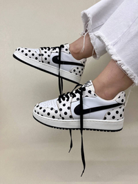 کتانی ونی خالدار  ایر فورس نایک کوتاه  NIKE limitted edation کد 950