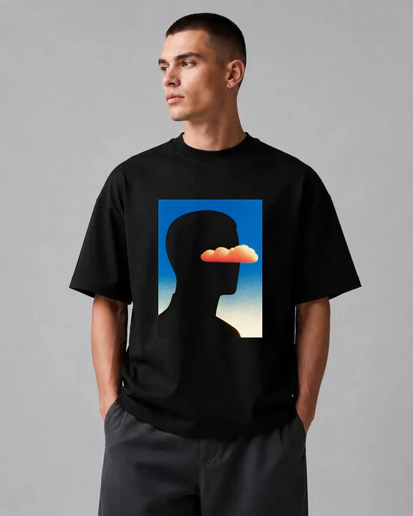 خرید  Cloud Mind Graphic Oversized Tee 