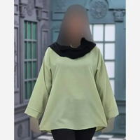 شومیز نخی ساده و دیپلمات یقه کوبایی سایز فری 38 تا 46 رنگ سدری