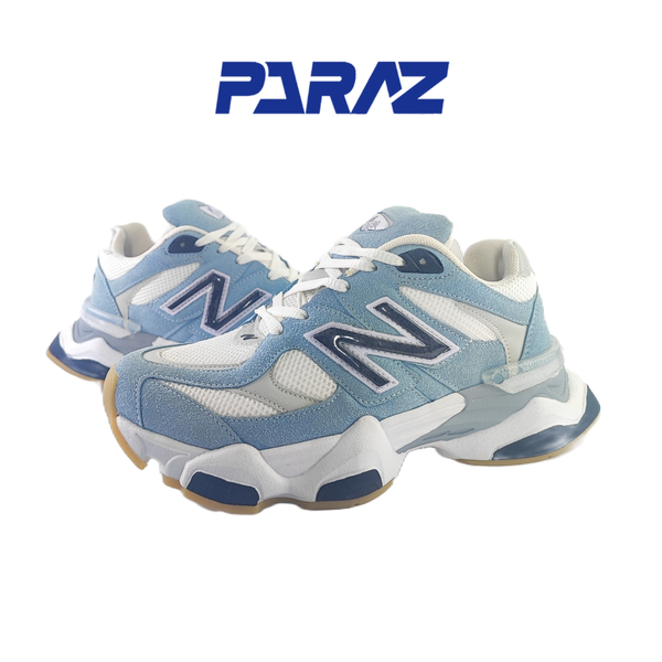 خرید کفش اسپرت زنانه و پسرانهمدل نیوبالانس ۹۰۶۰ new balance آبی