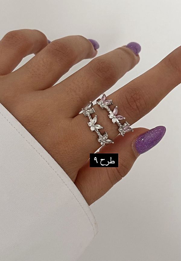 کالکشن انگشتر جواهری پروانه ۷۴۷