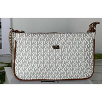 کیف دخترانه دوشی  مایکل کورس چرم سفید Michael Kors