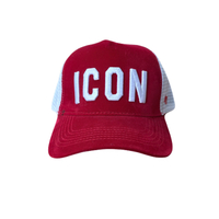 خرید  کلاه کپ بیسبالی قرمز مدل ICON 