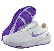 کفش رانینگ زنانه مدل نایکی آسپا nike سفید بنفش کد 52