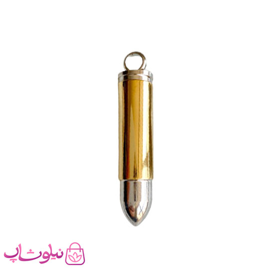 خرید  پلاک فشنگ طلایی استیل 