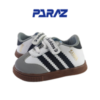 خرید کفش بچگانه نقلی برند آدیداس مدل سامبا Adidas طوسی
