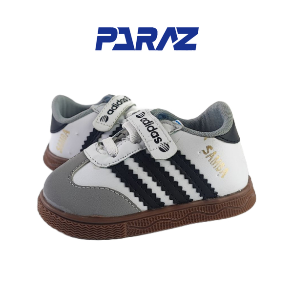 خرید کفش بچگانه نقلی برند آدیداس مدل سامبا Adidas طوسی
