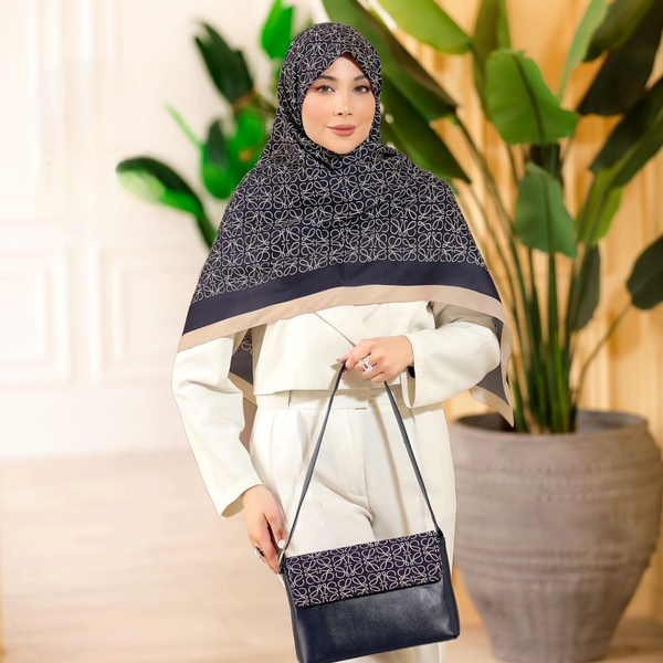 خرید  ست کیف و روسری مدل آیدا طرح Loewe 