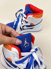 کتونی ساقدار زنانه ایر جردن 1 کینگ بلو  1 NIKE AIR JORDAN کد 912