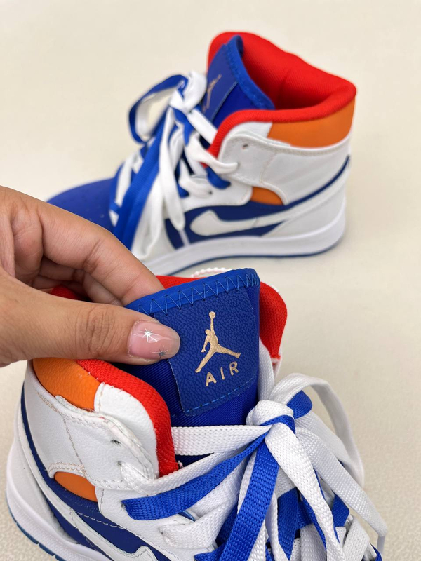 کتونی ساقدار زنانه ایر جردن 1 کینگ بلو  1 NIKE AIR JORDAN کد 912